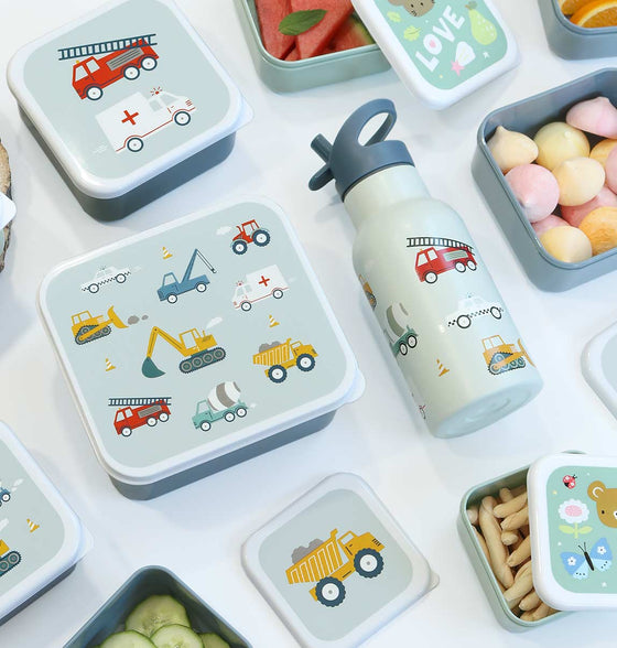 Lunch and Snack Box Set - Vehicles