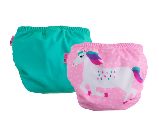 Knit Swim Diaper (2 Pc Set) - Unicorn - My Little Thieves