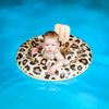 Beige Leopard printed Baby Swimseat -0-1 year