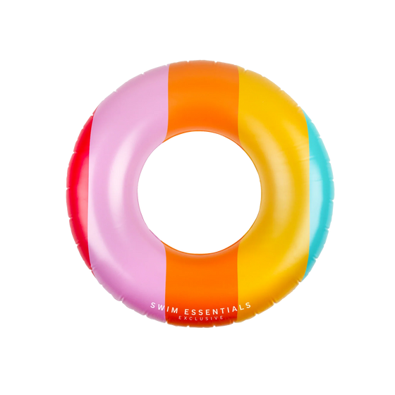 Rainbow Swim Ring 90 cm pool inflatable