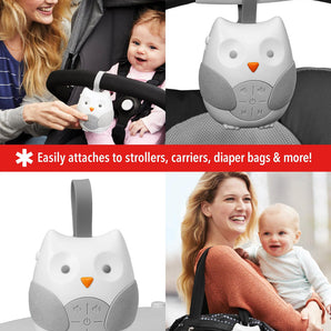 S&G Portable Baby Soother Owl - Compact Comfort On-the-Go