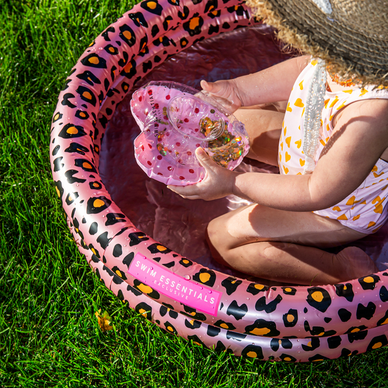 Rose Gold Leopard Printed Inflatable Baby pool - 60 cm