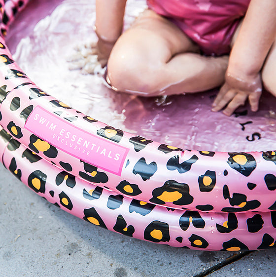 Rose Gold Leopard Printed Inflatable Baby pool - 60 cm