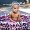 Rose Gold Leopard Printed Inflatable Baby pool - 60 cm