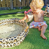 Beige Leopard Printed Baby  Pool Inflatable- 60 cm