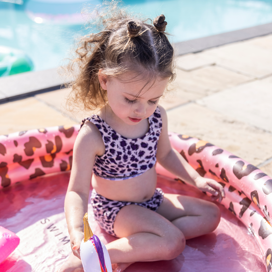 Rose Gold Leopard Printed Children's Pool 100 cm