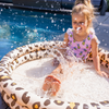 Beige Leopard Printed Children's Pool 100 cm