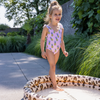 Beige Leopard Printed Children's Pool 100 cm