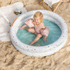 White Terrazzo Printed Children's pool 100cm