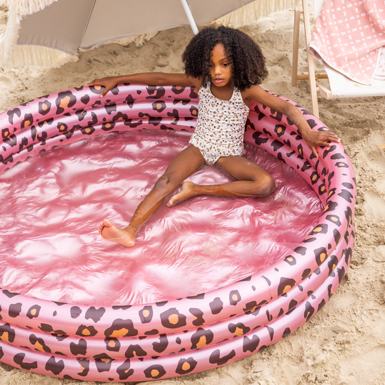 Rose Gold Leopard Printed Children's 150cm  Pool inflatable