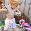 Beige Leopard Inflatable Armbands - 0-2 years