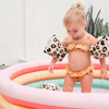 Beige Leopard Inflatable Armbands - 0-2 years