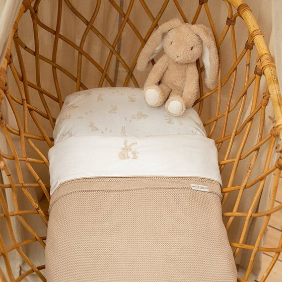 Fitted Cot Sheet Baby Bunny 60x120cm - My Little Thieves