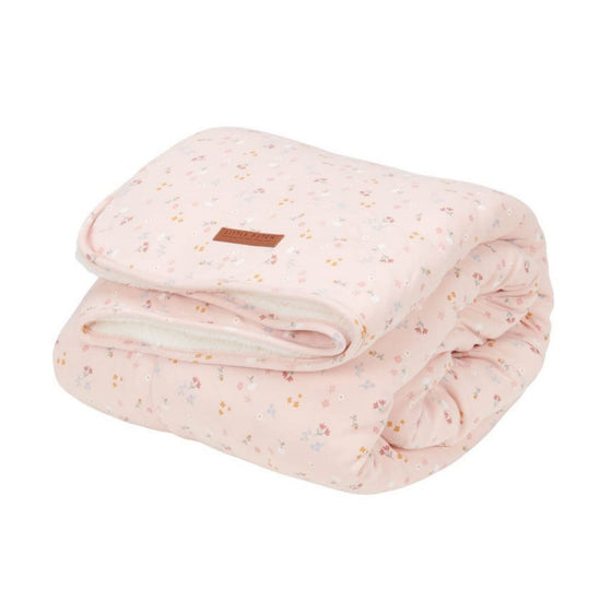 Bassinet Blanket Little Pink Flowers - My Little Thieves