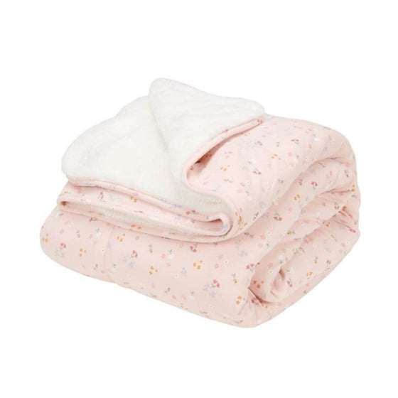 Bassinet Blanket Little Pink Flowers - My Little Thieves