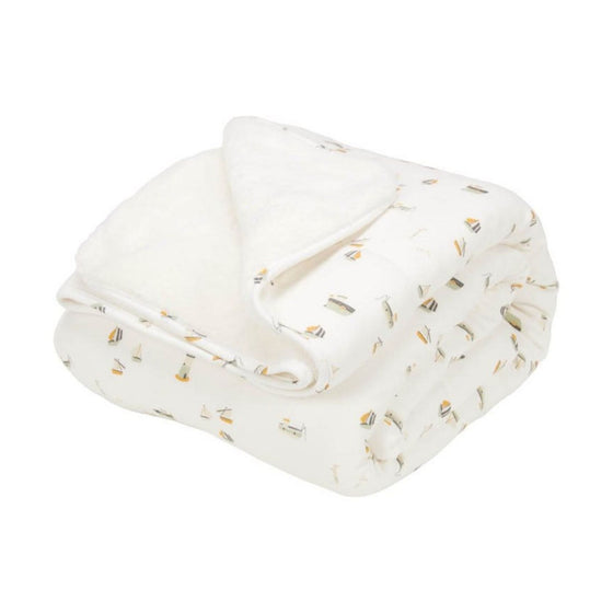 Bassinet Blanket Sailors Bay White - My Little Thieves