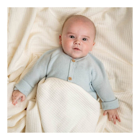 Cot Summer Blanket Pure Soft White - My Little Thieves