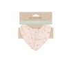 Bandana Bib Little Pink Flowers - My Little Thieves