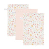 Washcloth Set Flowers & Butterflies / Pure Soft Pink - My Little Thieves