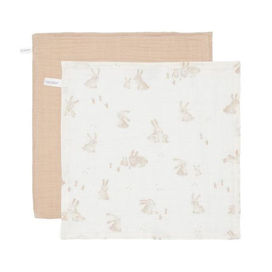 Facecloths Set Muslin Baby Bunny / Beige - My Little Thieves