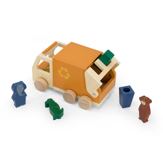 Wooden Garbage Truck