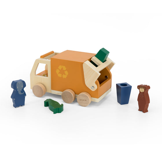 Wooden Garbage Truck