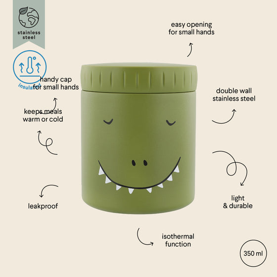 Insulated Food Jar (350ml) - Mr. Dino