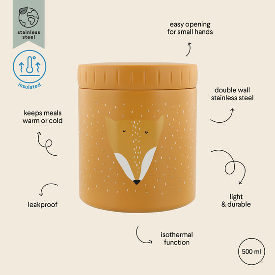 Insulated Food Jar (500ml) - Mr. Fox