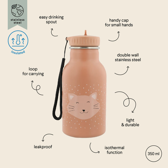 Insulated Water Bottle 350ml - Mrs. Cat