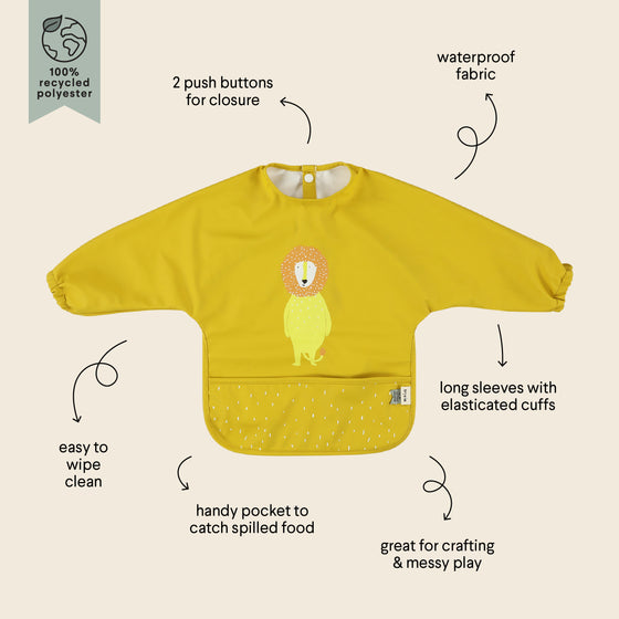 Waterproof Longsleeve Bib - Mr. Lion