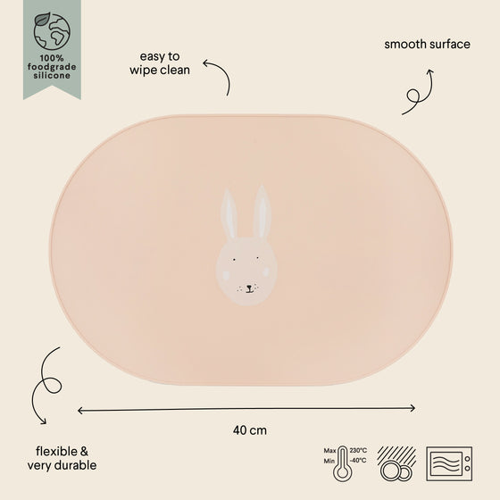 Silicone Placemat - Mrs. Rabbit