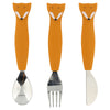 Stainless Steel Cutlery Set with Silicone handle - Mr. Fox