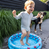 Blue White Striped Baby  Boy Swimsuit