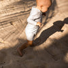 Blue White Striped Baby  Boy Swimsuit