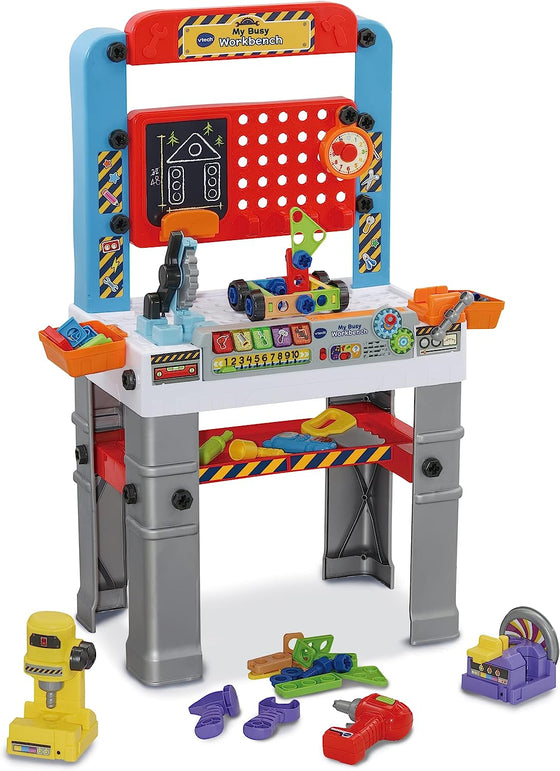 My Busy Workbench, Interactive Toddler Toy, Pretend Play Tools - My Little Thieves