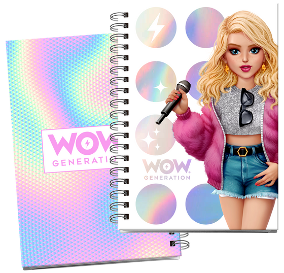 A5 Notebook Hard Cover 80 Sheets 100 Gsm Wow Generation