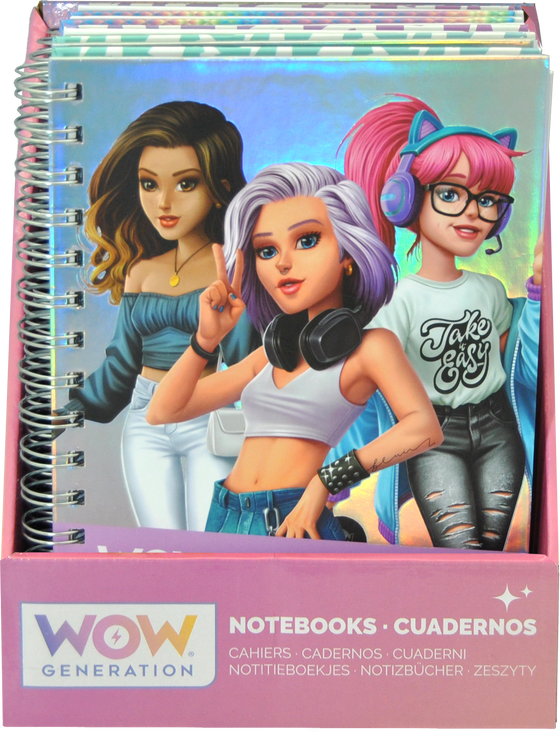 A5 Notebook Hard Cover 80 Sheets 100 Gsm Wow Generation