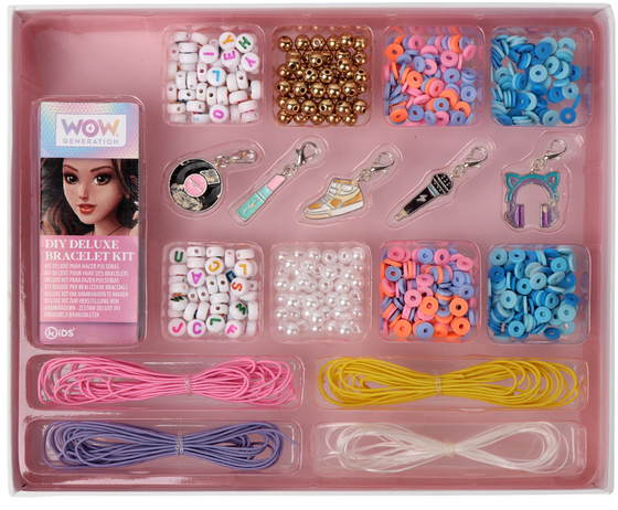 Deluxe Diy Kit With 5 Metal Charms Bracelets Wow Generation