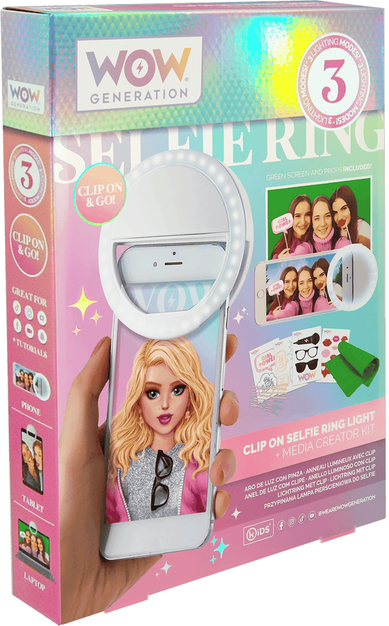 Selfie Light With Accessories Wow Generation