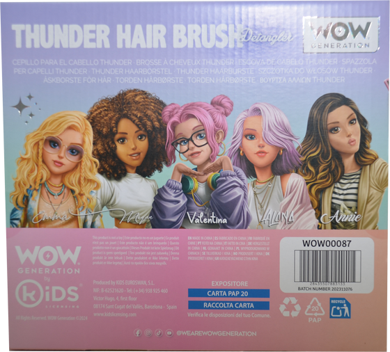 Thunder Hair Brush Wow Generation