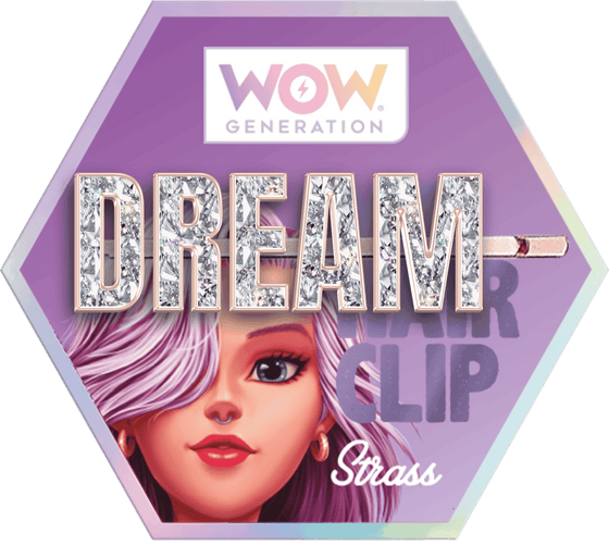 Glitter Hair Pins With Message In Cdu Wow Generation