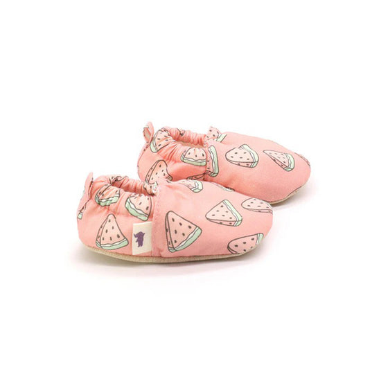 Non-Slip Morgedan’s Moccasins for Toddlers - Watermelon