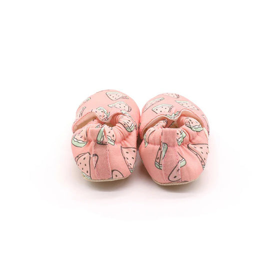 Non-Slip Morgedan’s Moccasins for Toddlers - Watermelon