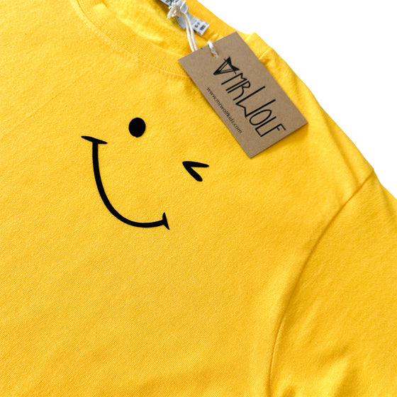 Wink Smiley Unisex Kids T-shirt