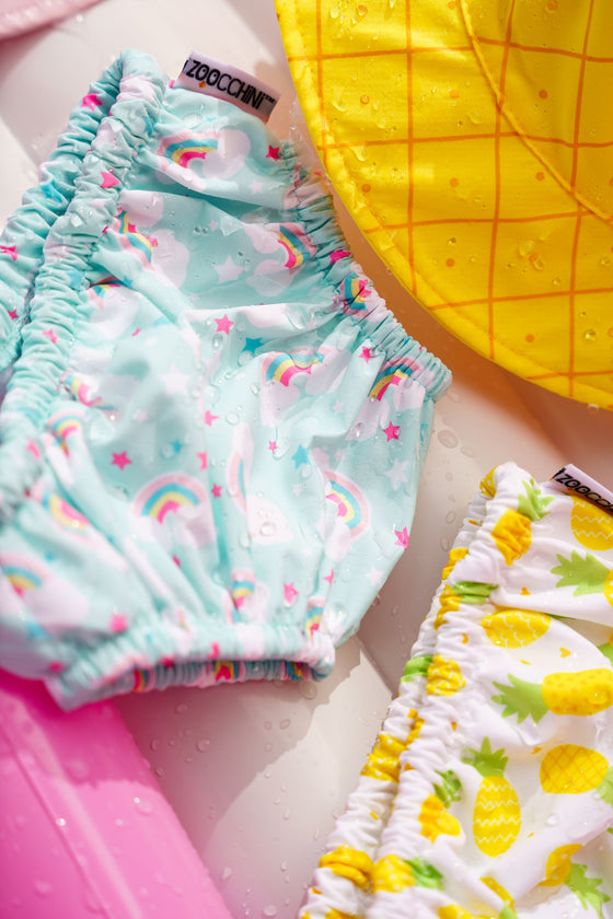 Baby Swim Diaper & Sun Hat Set - Unicorn - My Little Thieves