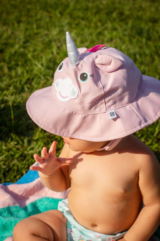 Baby Swim Diaper & Sun Hat Set - Unicorn - My Little Thieves