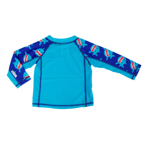 Baby Rashguard Long Sleeved Swim Top - Shark - My Little Thieves