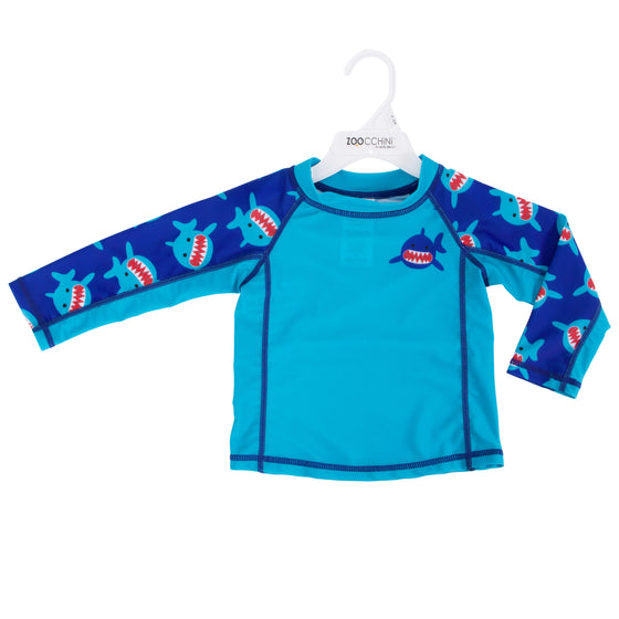 Baby Rashguard Long Sleeved Swim Top - Shark - My Little Thieves