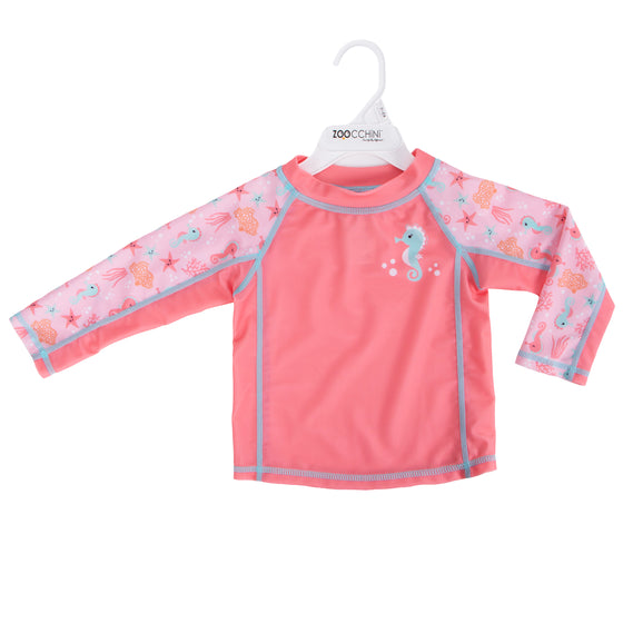 Baby Rashguard Long Sleeved Swim Top - Seahorse - My Little Thieves