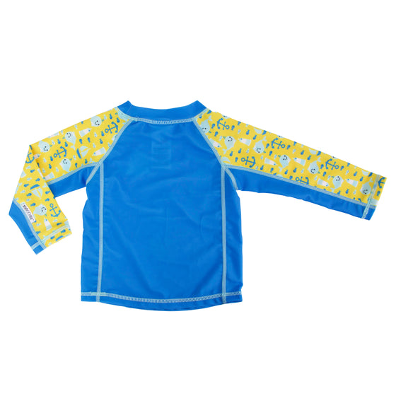 Baby Rashguard Long Sleeved Swim Top - Whale - My Little Thieves